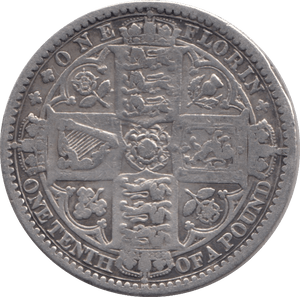 1849 GOTHIC FLORIN ( FINE ) 11 - FLORIN - Cambridgeshire Coins