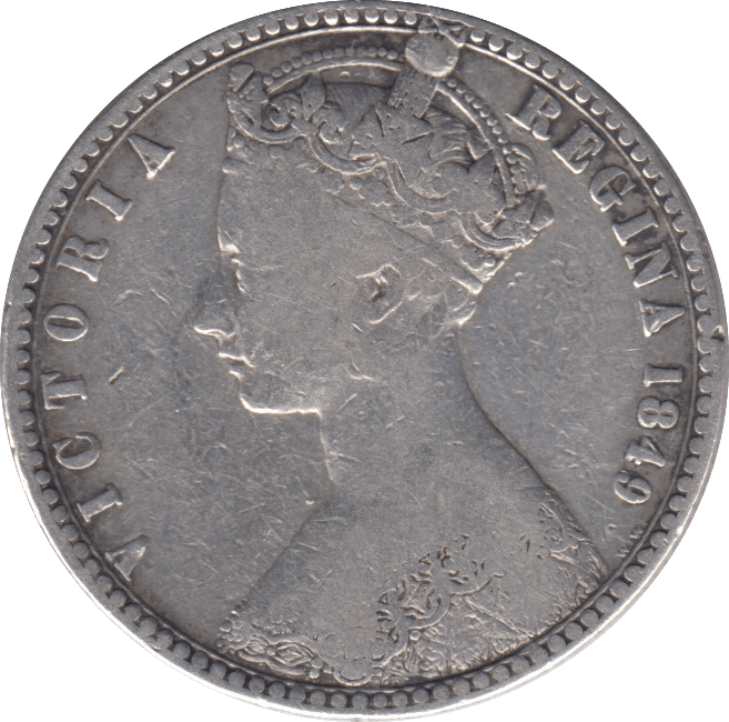 1849 GOTHIC FLORIN ( FINE ) 11 - FLORIN - Cambridgeshire Coins