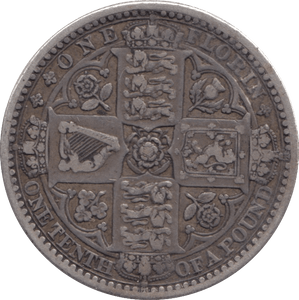 1849 GOTHIC FLORIN ( GF ) 10 - FLORIN - Cambridgeshire Coins