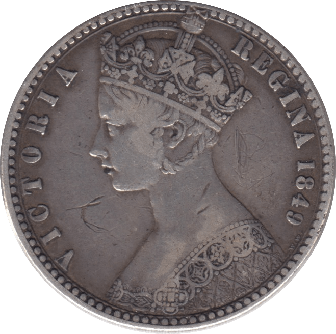 1849 GOTHIC FLORIN ( GF ) 10 - FLORIN - Cambridgeshire Coins