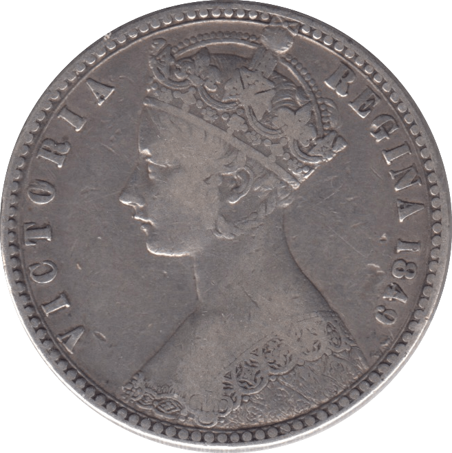 1849 GOTHIC FLORIN ( GF ) 7 - FLORIN - Cambridgeshire Coins