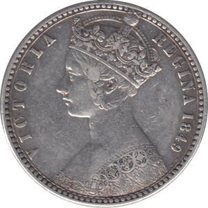 1849 GOTHIC FLORIN ( GVF ) - FLORIN - Cambridgeshire Coins