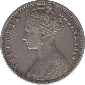 1849 GOTHIC FLORIN ( VF ) - FLORIN - Cambridgeshire Coins
