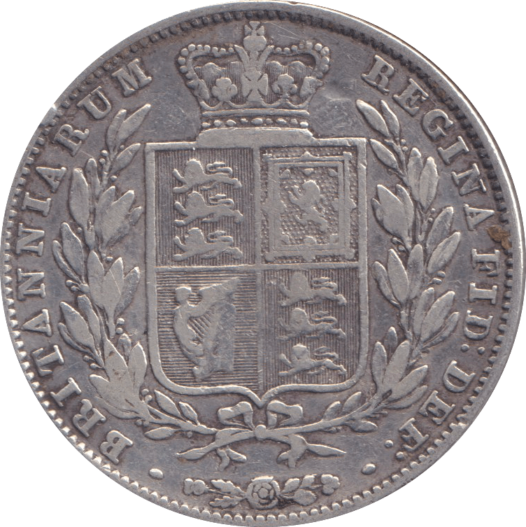 1849 HALFCROWN ( FINE ) - HALFCROWN - Cambridgeshire Coins