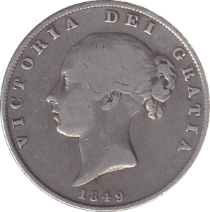 1849 HALFCROWN ( GF ) - HALFCROWN - Cambridgeshire Coins