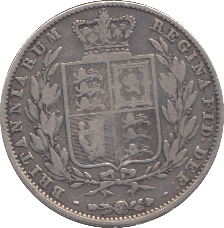 1849 HALFCROWN ( GF ) - SIXPENCE - Cambridgeshire Coins