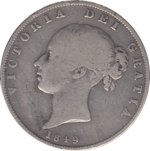 1849 HALFCROWN ( GF ) - SIXPENCE - Cambridgeshire Coins