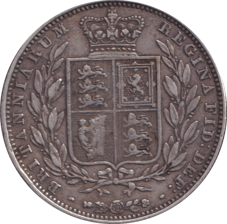 1849 HALFCROWN ( GVF ) - HALFCROWN - Cambridgeshire Coins