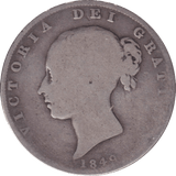 1849 HALFCROWN ( NF ) - HALFCROWN - Cambridgeshire Coins