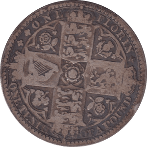 1849 ONE FLORIN ( FINE ) - FLORIN - Cambridgeshire Coins