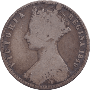 1849 ONE FLORIN ( FINE ) - FLORIN - Cambridgeshire Coins