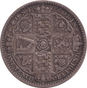 1849 ONE FLORIN ( GF ) - FLORIN - Cambridgeshire Coins