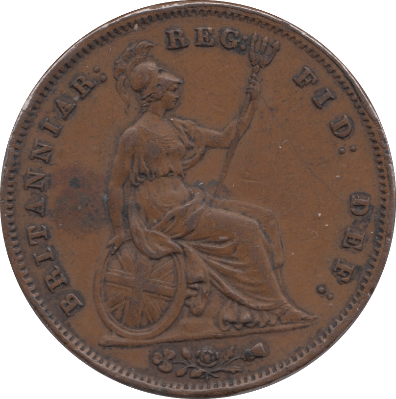 1849 PENNY ( GVF ) - Penny - Cambridgeshire Coins