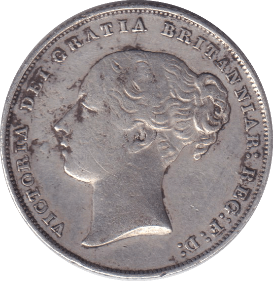 1849 SHILLING ( GVF ) 2 - SHILLING - Cambridgeshire Coins