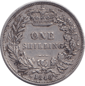 1849 SHILLING ( GVF ) 2 - SHILLING - Cambridgeshire Coins