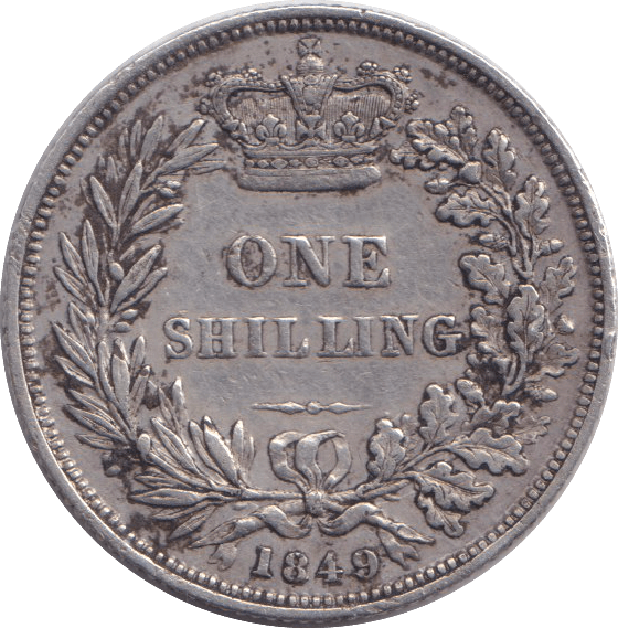 1849 SHILLING ( GVF ) 2 - SHILLING - Cambridgeshire Coins