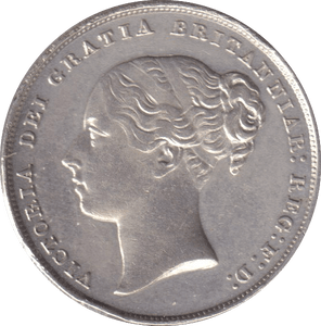 1849 SHILLING ( GVF ) - SHILLING - Cambridgeshire Coins