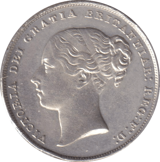 1849 SHILLING ( GVF ) - SHILLING - Cambridgeshire Coins