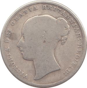 1849 SHILLING ( NF ) - SHILLING - Cambridgeshire Coins