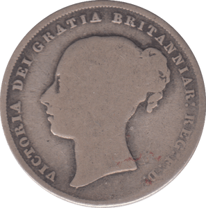 1849 SHILLING ( NF ) - SHILLING - Cambridgeshire Coins