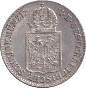 1849 SILVER 6 KREUZER AUSTRIA - SILVER WORLD COINS - Cambridgeshire Coins