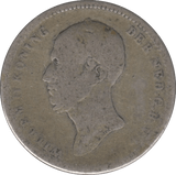 1849 SILVER TWENTY FIVE CENTS NETHERLANDS - SILVER WORLD COINS - Cambridgeshire Coins