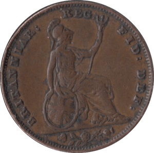 185? FARTHING ( GVF ) MINTING ERROR - Farthing - Cambridgeshire Coins