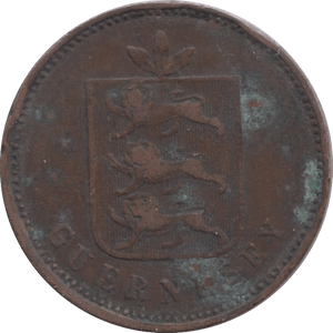1850 4 DOUBLE SGUERNSEY - WORLD COINS - Cambridgeshire Coins
