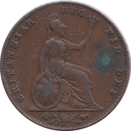 1850 FARTHING F77 ( FINE ) - FARTHING - Cambridgeshire Coins