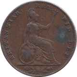 1850 FARTHING F77 ( FINE ) - FARTHING - Cambridgeshire Coins