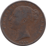1850 FARTHING F77 ( FINE ) - FARTHING - Cambridgeshire Coins