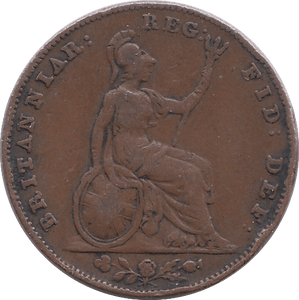 1850 FARTHING ( FINE ) - Farthing - Cambridgeshire Coins