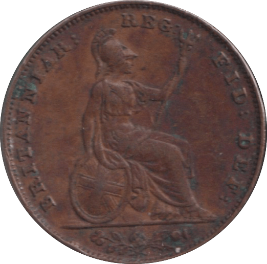 1850 FARTHING ( GF ) - FARTHING - Cambridgeshire Coins