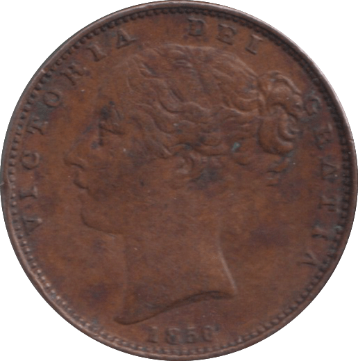 1850 FARTHING ( GF ) - FARTHING - Cambridgeshire Coins