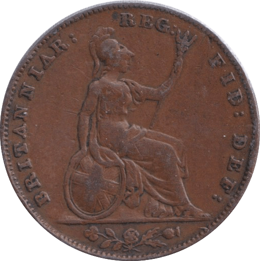 1850 FARTHING ( GF ) - FARTHING - Cambridgeshire Coins