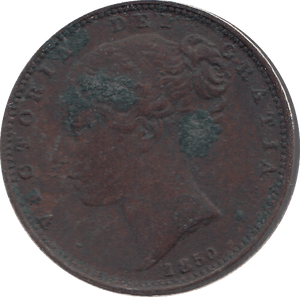 1850 FARTHING ( GVF ) - FARTHING - Cambridgeshire Coins