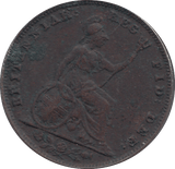 1850 FARTHING ( GVF ) - FARTHING - Cambridgeshire Coins