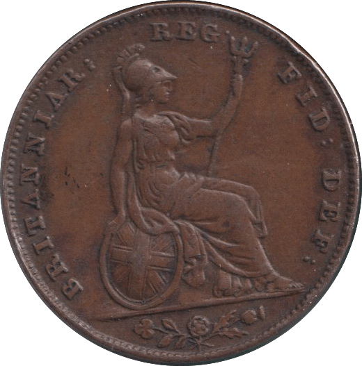 1850 FARTHING ( VF ) - FARTHING - Cambridgeshire Coins