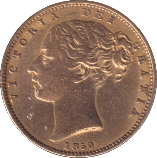 1850 GOLD SOVEREIGN ( EF ) - SOVEREIGN - Cambridgeshire Coins