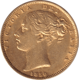 1850 GOLD SOVEREIGN ( GVF ) - SOVEREIGN - Cambridgeshire Coins