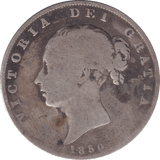 1850 HALFCROWN ( FAIR ) - HALFCROWN - Cambridgeshire Coins