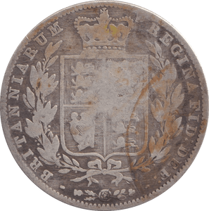 1850 HALFCROWN ( FAIR ) - HALFCROWN - Cambridgeshire Coins