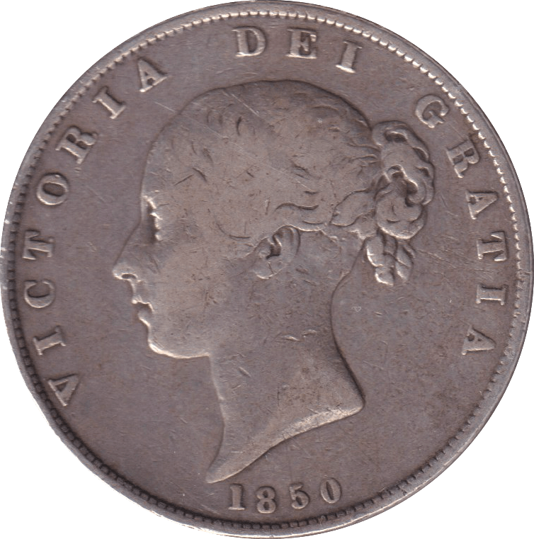 1850 HALFCROWN ( GF ) - HALFCROWN - Cambridgeshire Coins