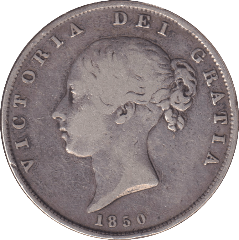 1850 HALFCROWN ( GF ) - HALFCROWN - Cambridgeshire Coins