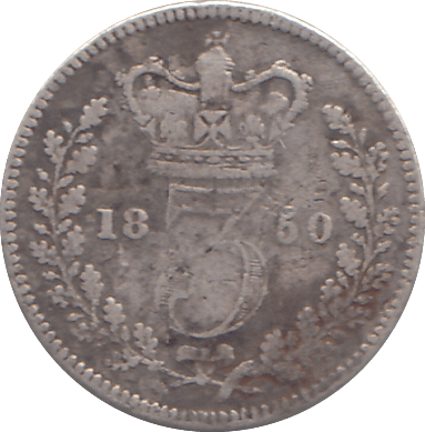 1850 SILVER THREEPENCE ( FAIR ) - THREEPENCE - Cambridgeshire Coins