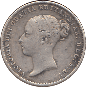 1850 SIXPENCE ( FINE ) - SIXPENCE - Cambridgeshire Coins