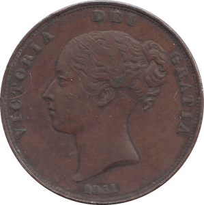 1851 1 PENNY ( EF ) - WORLD COINS - Cambridgeshire Coins