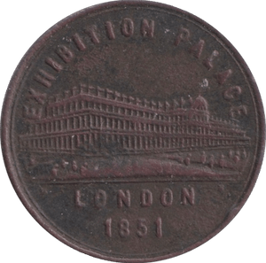 1851 BRIDGNORTH UNOFFICIAL FARTHING TOKEN - OTHER TOKENS - Cambridgeshire Coins