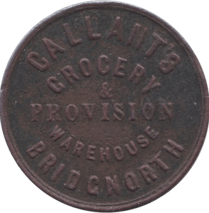 1851 BRIDGNORTH UNOFFICIAL FARTHING TOKEN - OTHER TOKENS - Cambridgeshire Coins