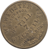 1851 COIN DEALER FARTHING TOKEN - FARTHING TOKEN - Cambridgeshire Coins